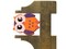 12 22mm Orange Wooden Owl Beads Wood Animal Beads Cute Bird Beads Novelty Beads to String